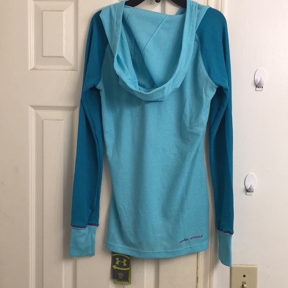 Under Armour Waffle Hoodie women’s Top RARE - Picture 4 of 8